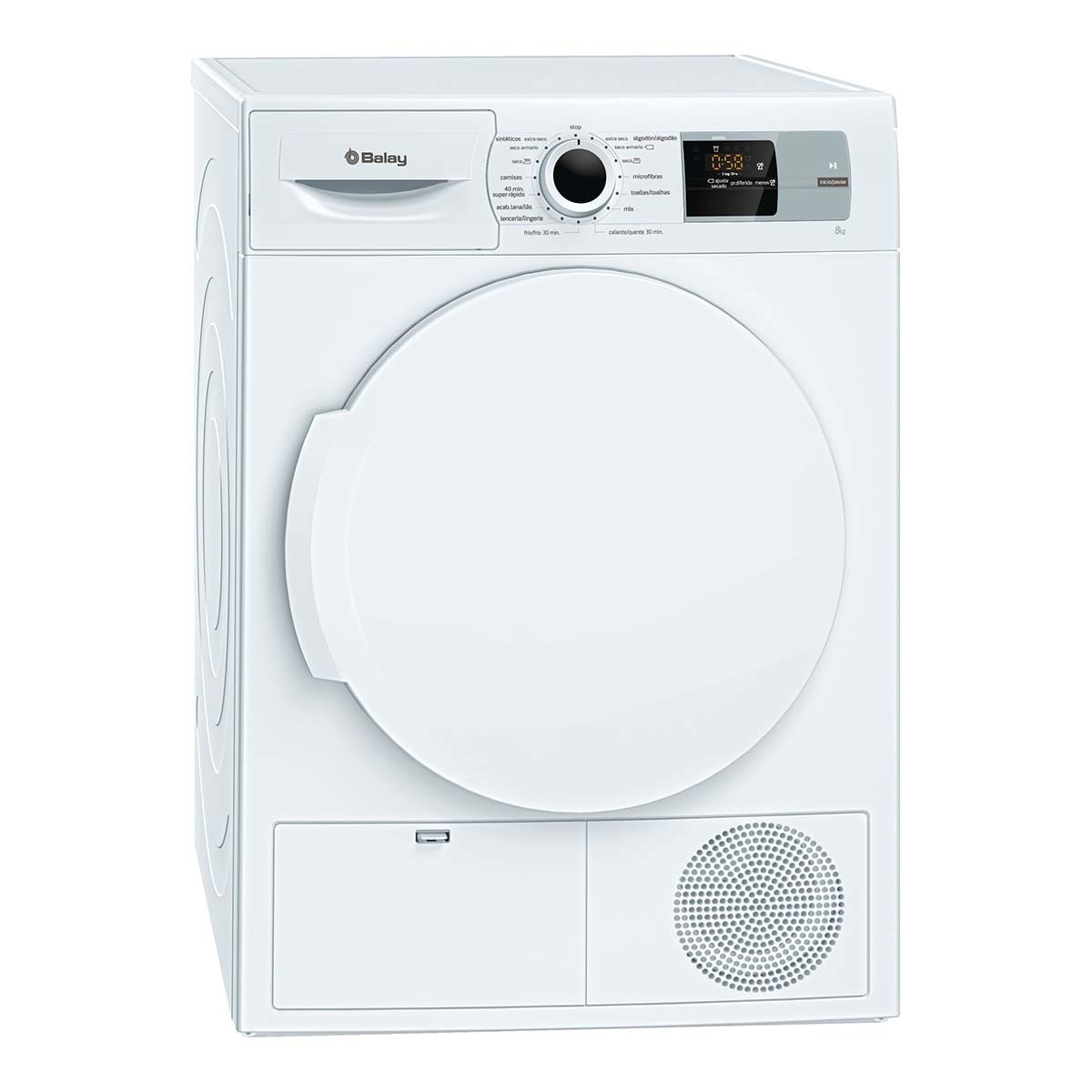 BALAY SECADORA 3SB286B BLANCA 8KG CON BOMBA A+