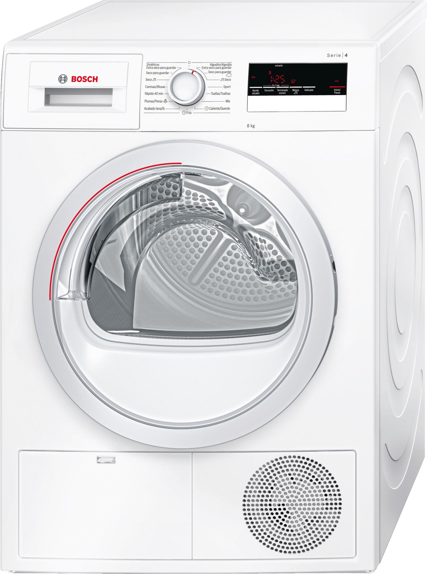 BOSCH SECADORA WTH85200 8KG CON BOMBA A++