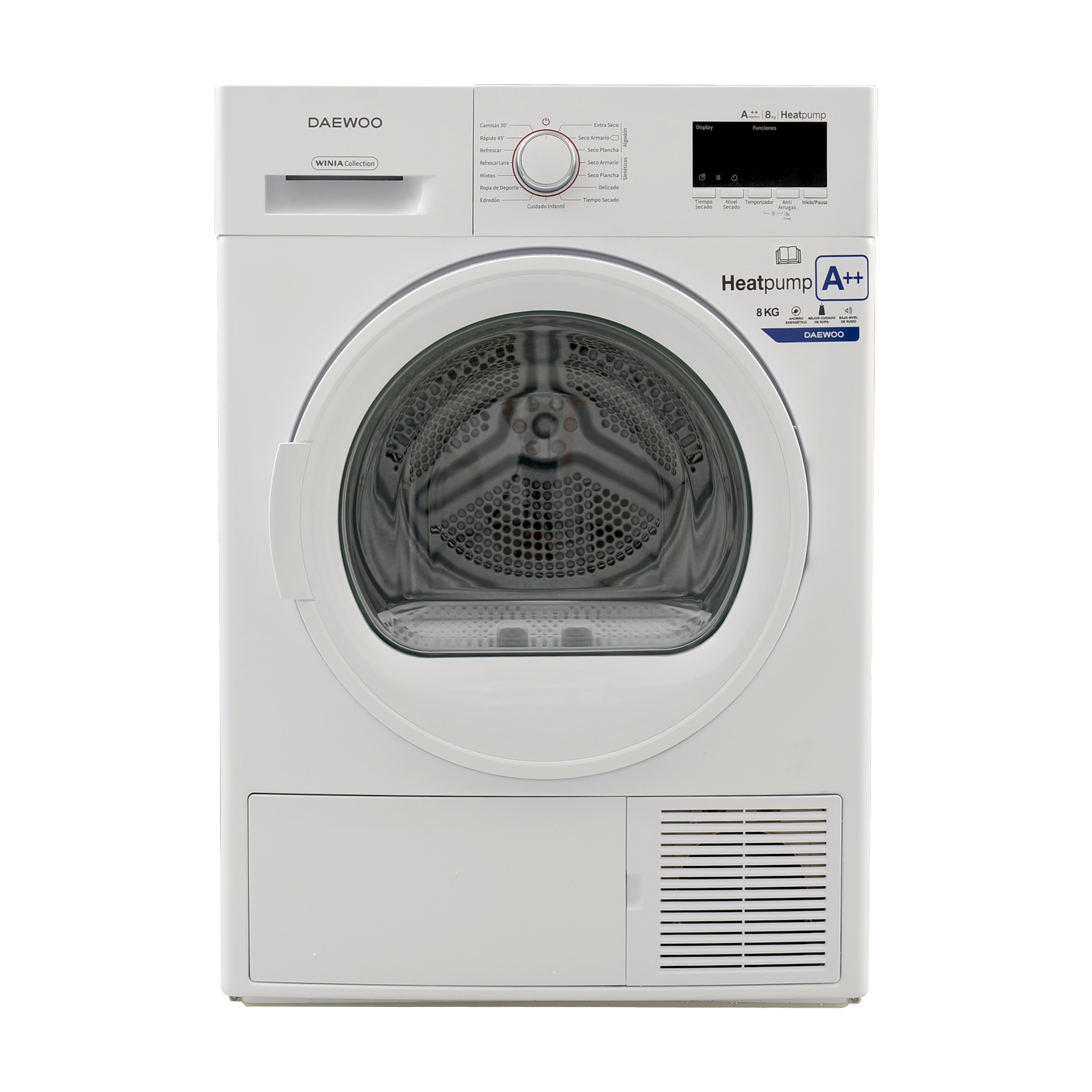 DAEWOO SECADORA DDR-VH8A2 8KG BOMBA A++ CONDENSACI