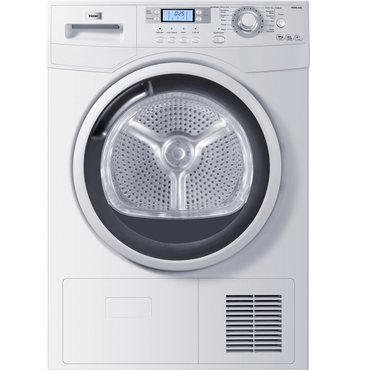 HAIER SECADORA HD80-A82 A++ 8Kg Condesaccion Vapor