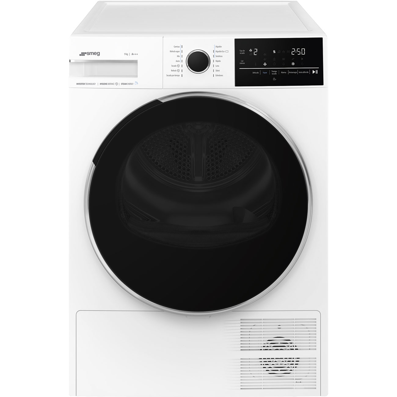 SMEG SECADORA DNP93SLES 9K  COND BOMBA CALOR A+++