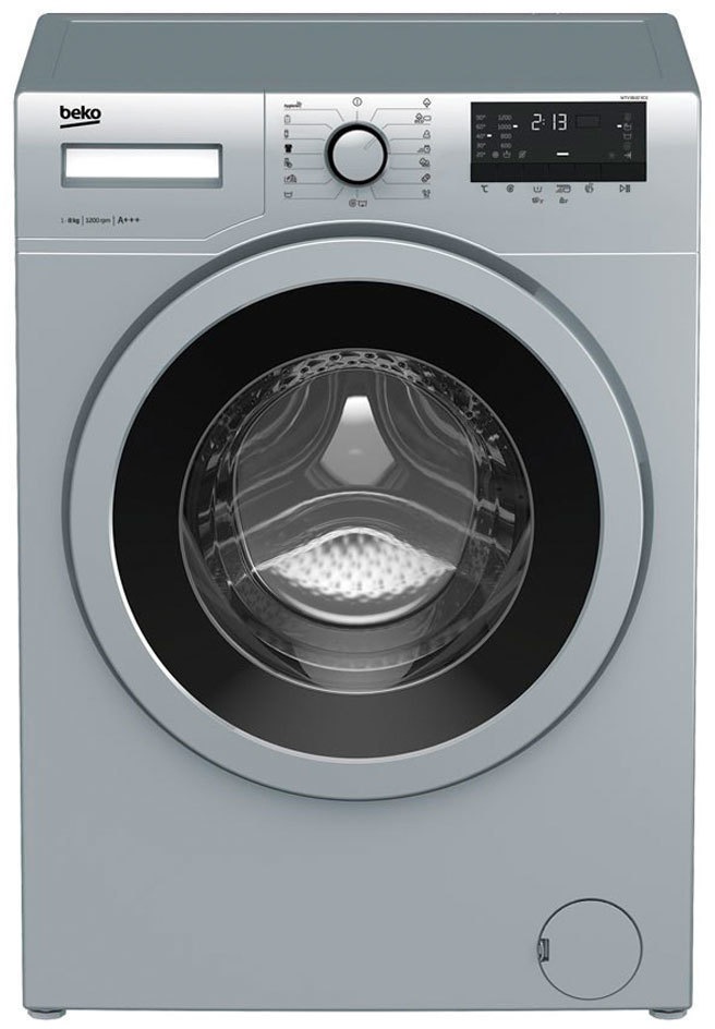 BEKO LAVADORA WTV8632XCX INOX 8KG 1200rpm A+++