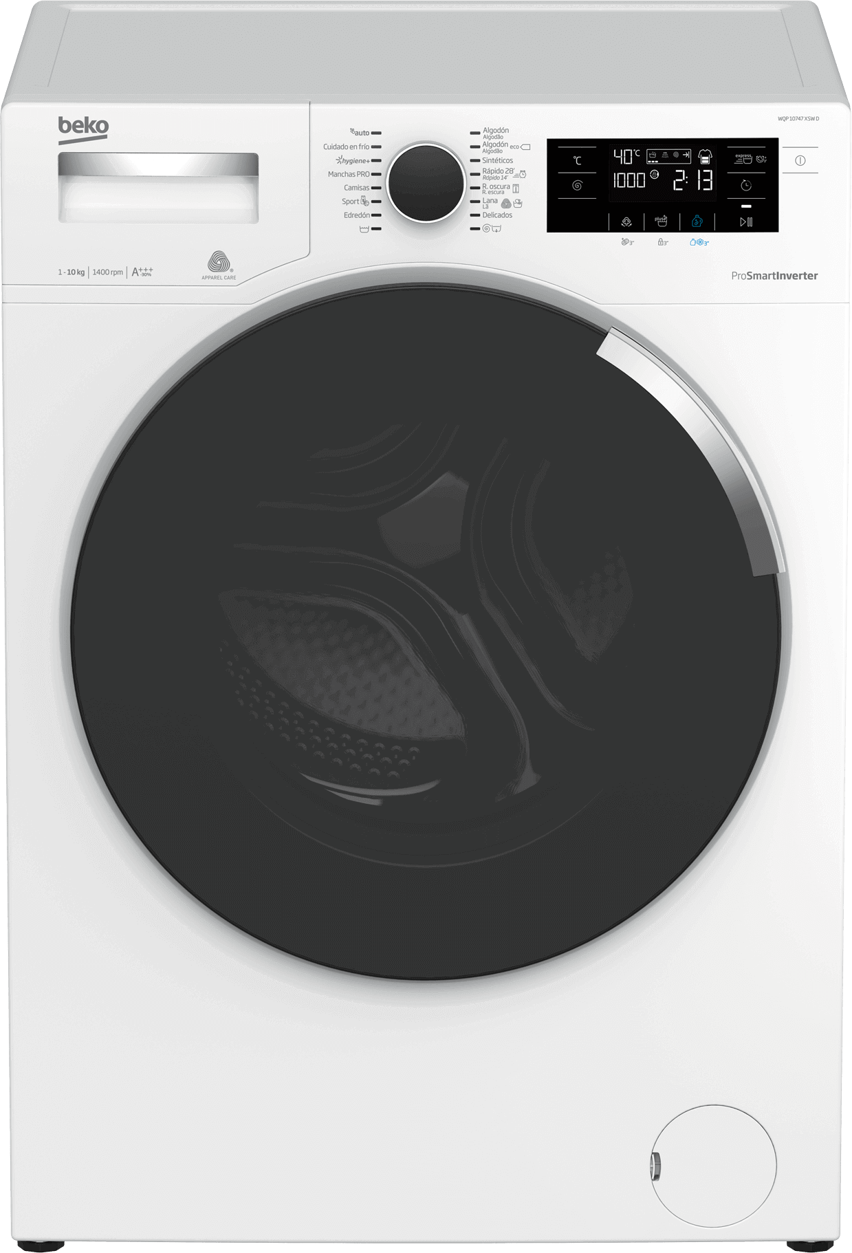 BEKO LAVADORA WQP10747XD BLA AUTO 10K 1400rpm A+++