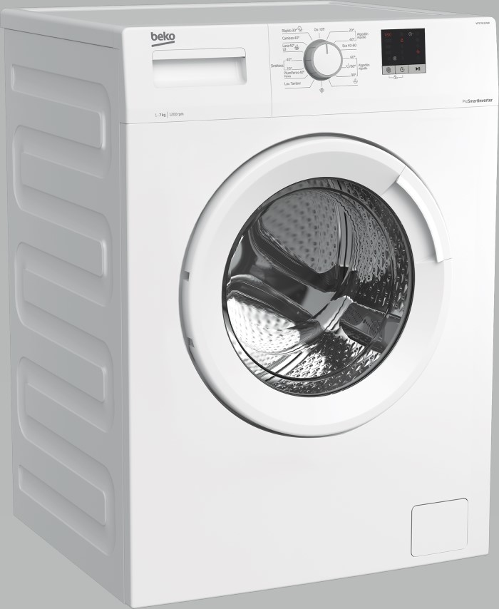 BEKO LAVADORA WTE7611BWR 7kg 1200rpm A+++ Inverter