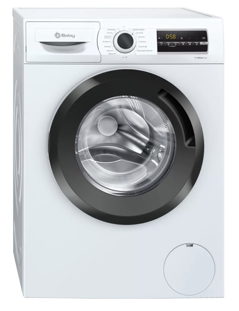 BALAY LAVADORA 3TS973BE 8kg 1200 rpm,  Blanco