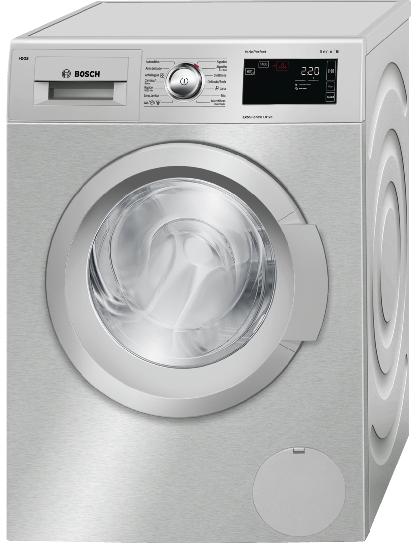 BOSCH LAVADORA WAT2866XEE INOX 8K A+++