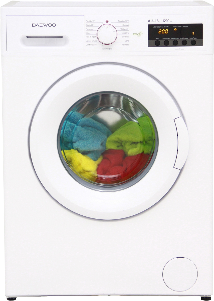 DAEWOO LAVADORA DWD-FV5241 8KG 1200rpm A+++ DISPL