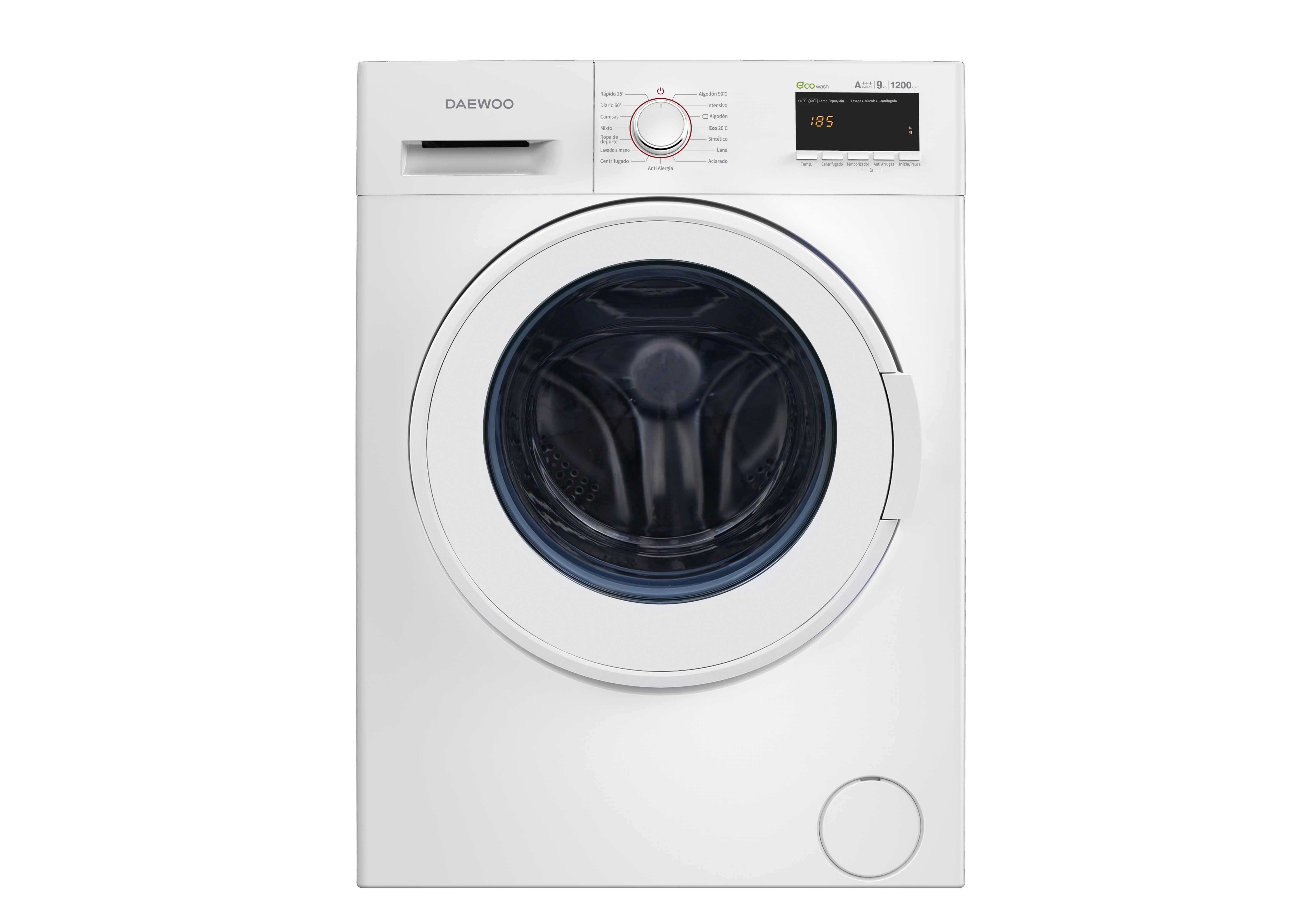 DAEWOO LAVADORA DWD-FV62D3 9KG 1200RPM A+++