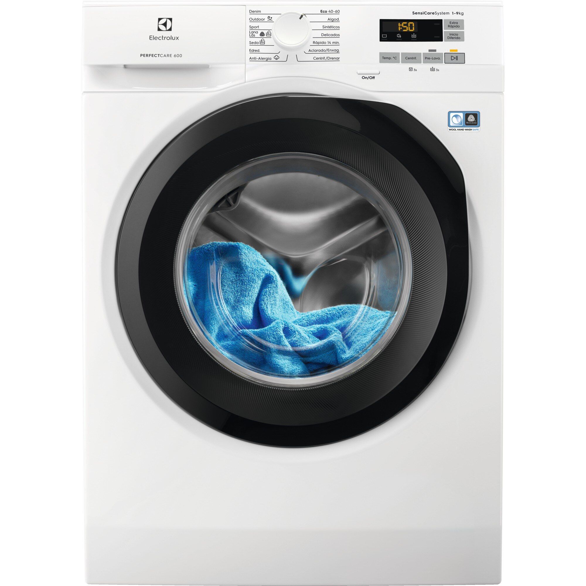 ELECTROLUX LAVADORA EW6F5943FB blanca 9kg 1400rpm