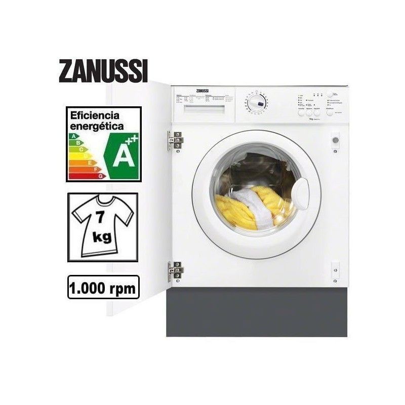 ZANUSSI LAVADORA ZWI71000WA 7KG 1000RPM INTEGRABLE