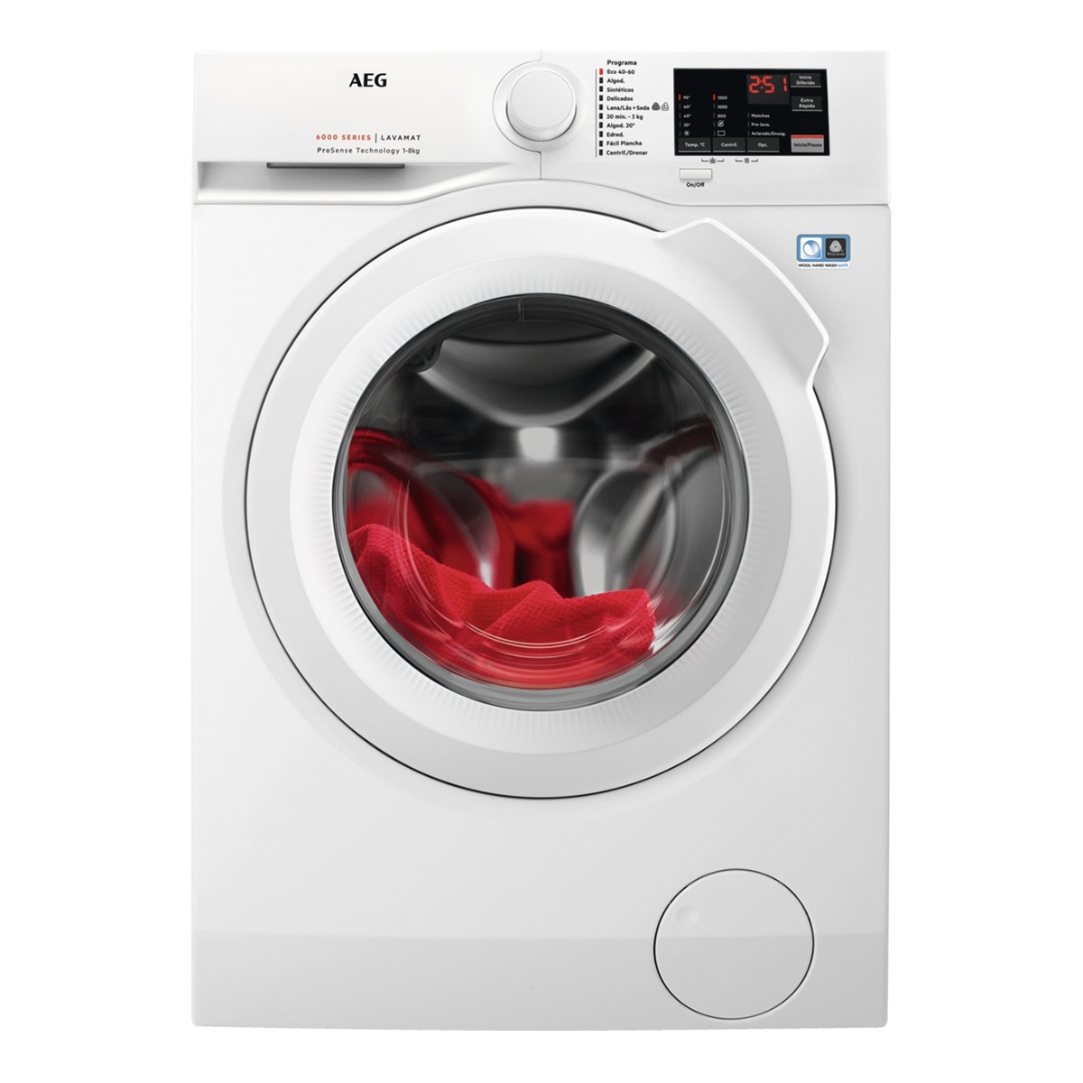 AEG LAVADORA L6FBI827 8kg 1200rpm C (A+++) INV.