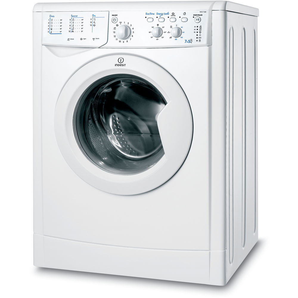 INDESIT LAVASECADORA IWDC71680 BLANCA 7K/5KG 1600r