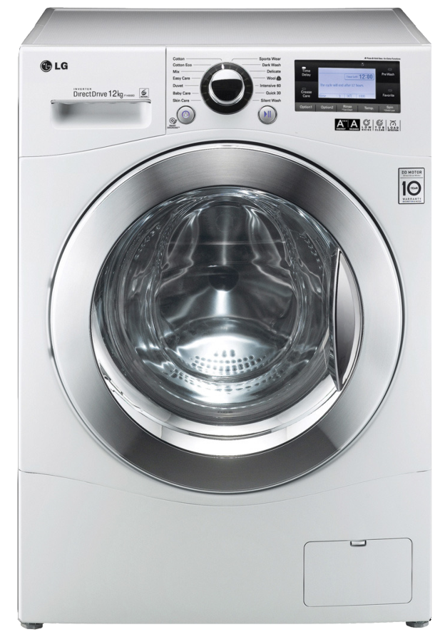 LG LAVADORA FH495BDN2 BLANCA 12KG 1400prm A+++