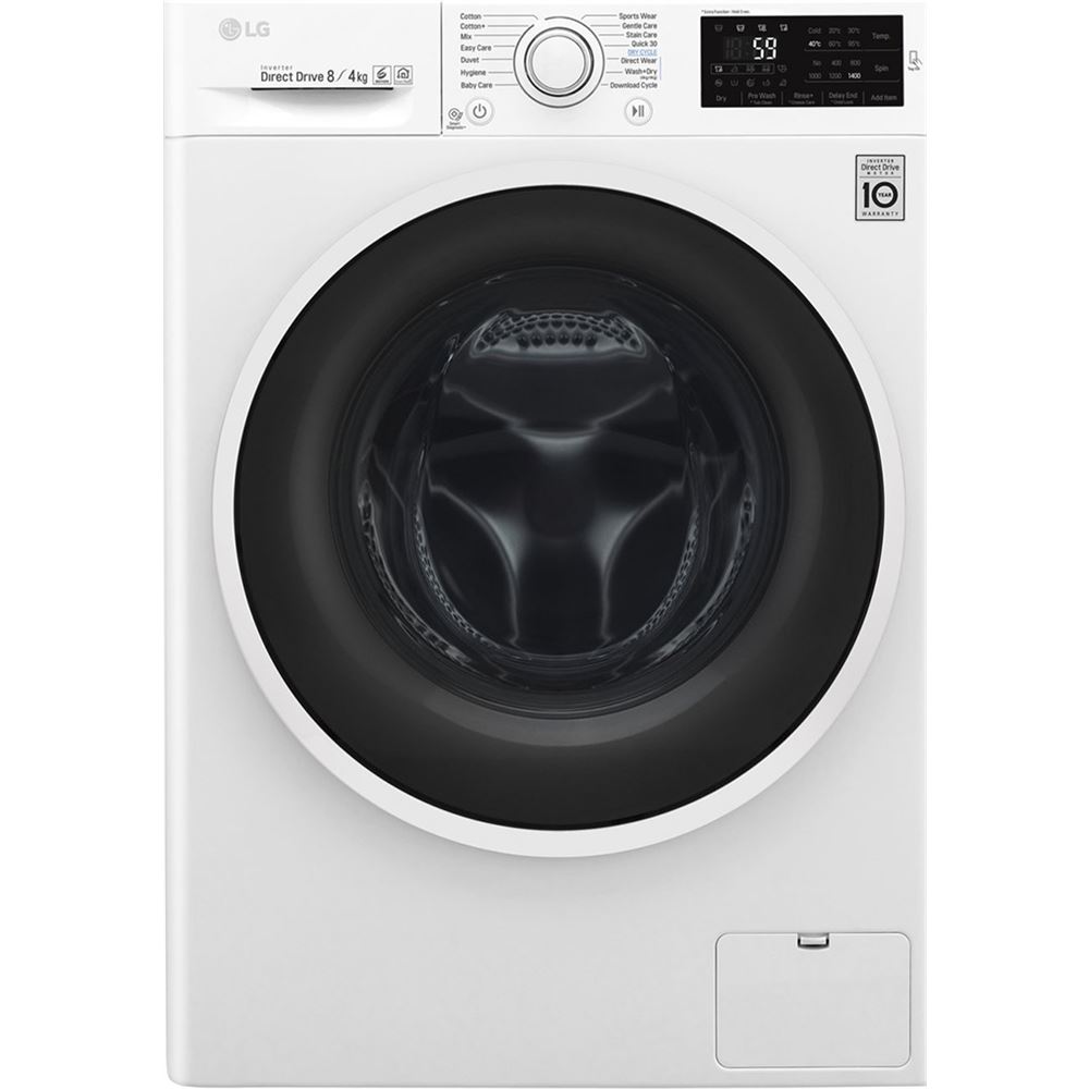 LG LAVASECADORA F4J6TM0WC 8KG/4KG 14000rpm A