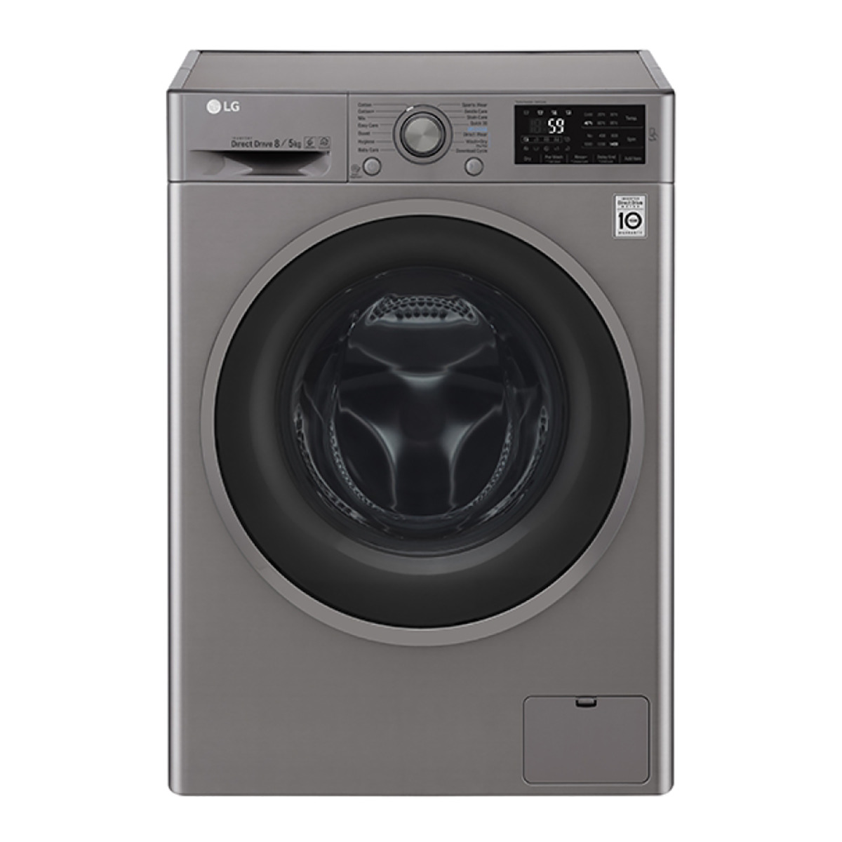 LG LAVASECADORA F4J6TM8S TITANIO 8KG/5KG 1400rpm