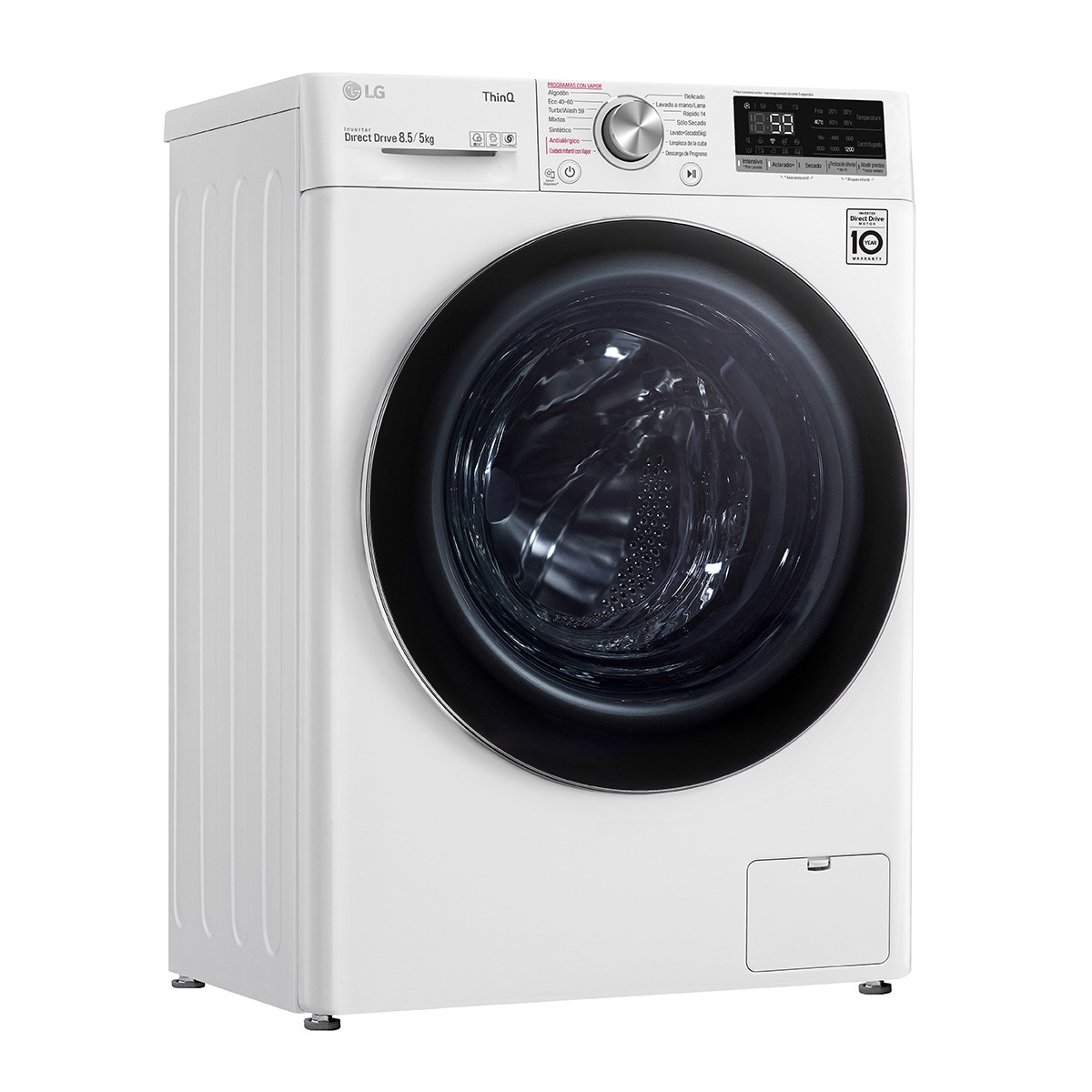 LG LAVADORA/SECADORA F2DV5S85S2W 8,5/5KG 1200RPM
