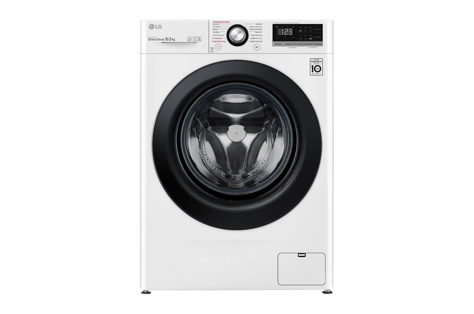 LG LAVADORA F4WV3010S6W 10,5KG 1400RPM clase B