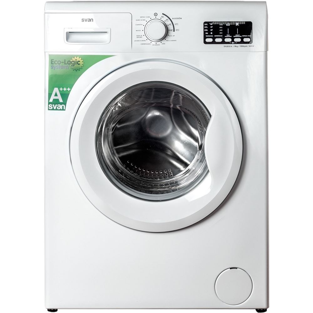 SVAN LAVADORA SVL8101A 8KG 1000RPM A+++