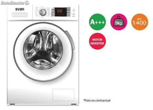 SVAN LAVADORA SVL9143MI 9KG BLAN 1400rpm A+++ -10%