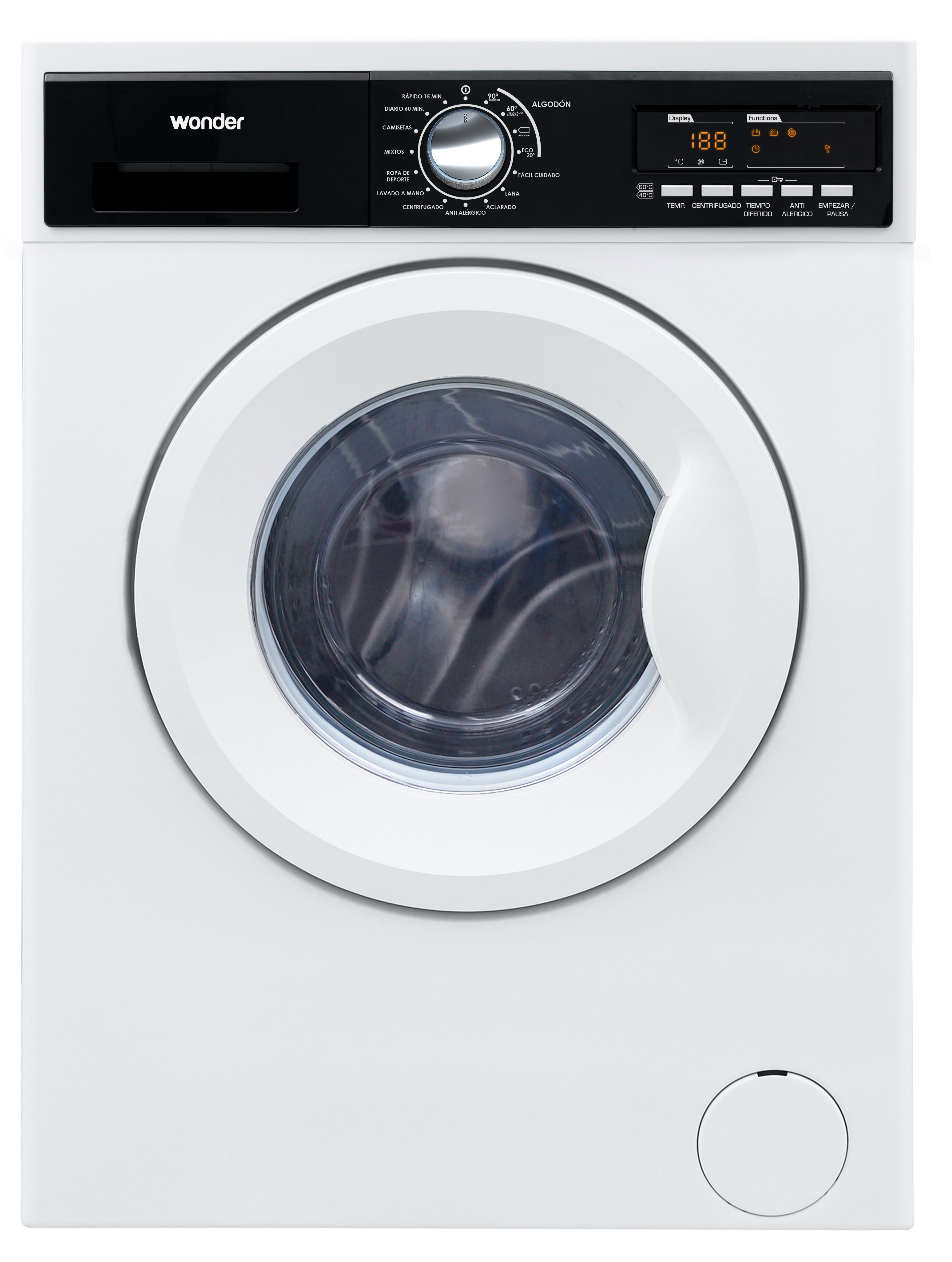 WONDER LAVADORA WDL0171201 BLANCA 7KG 1200RPM A+++