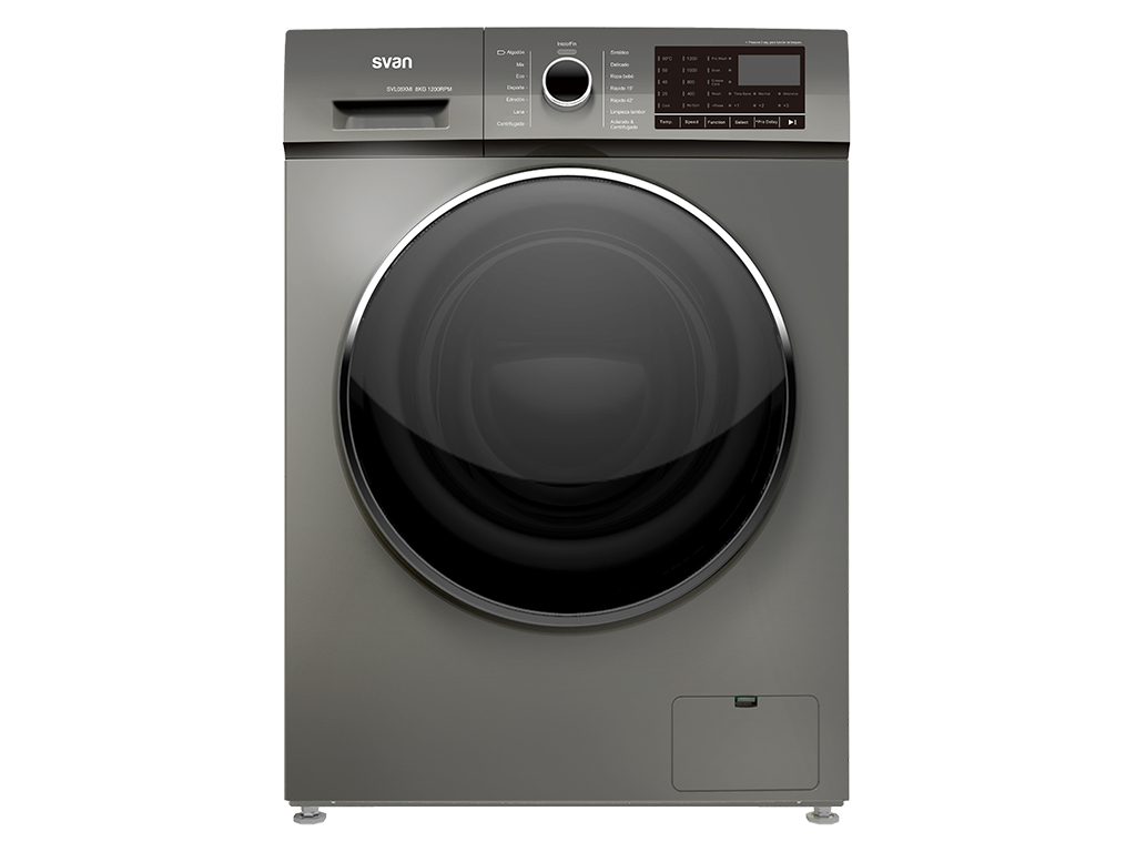 SVAN LAVADORA SVL08XMI 8KG 1200RPM A+++/D  Inox