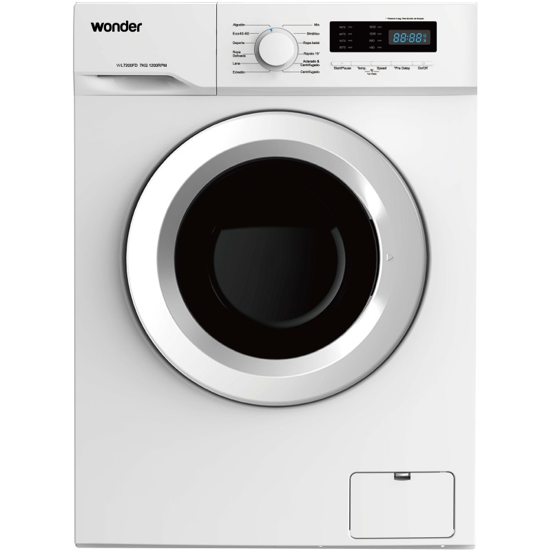 WONDER LAVADORA WL7200FD C/F 7kg 1200rpm E Blanca