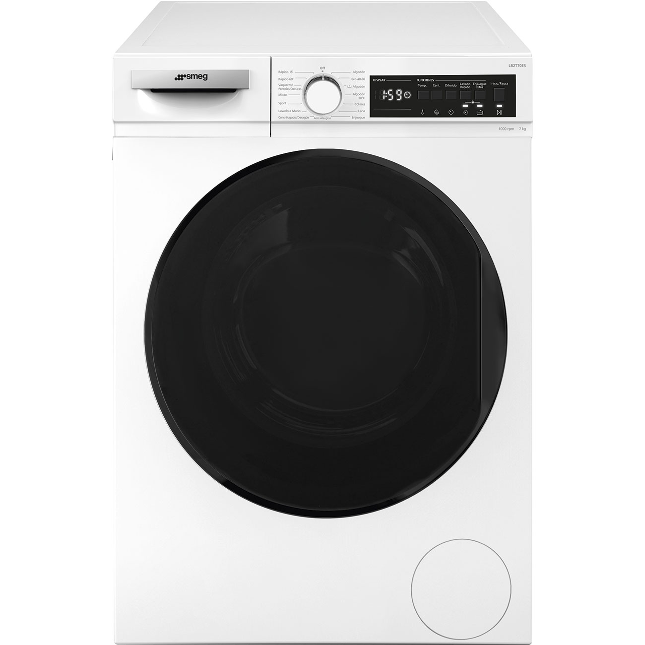 SMEG LAVADORA LB2T72ES blanca 7kg 1200rpm A+++ C
