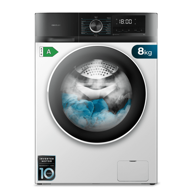 CECOTEC LAVADORA 8500 8kg 1400rpm A Inverter 2466