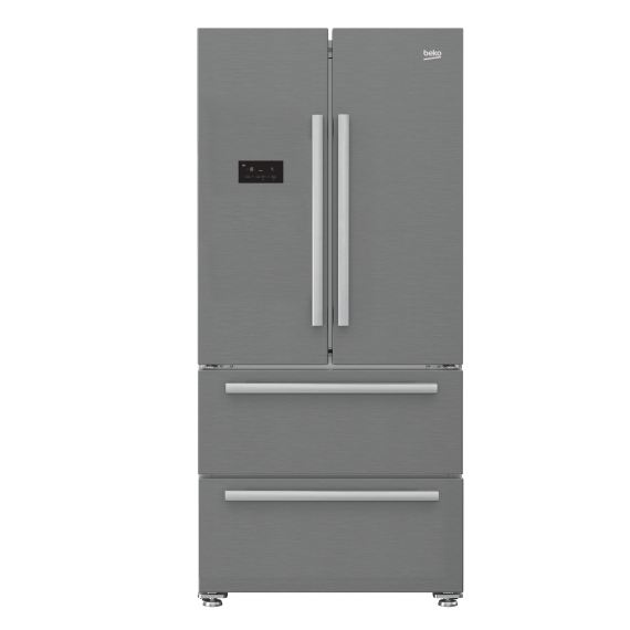 BEKO FRIGO GNE 60521X INOX 182X84 2PUER+2CAJO S/D