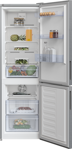 BEKO FRIGO RCNA366K34XBN TITANIO N/F 185X60 A+