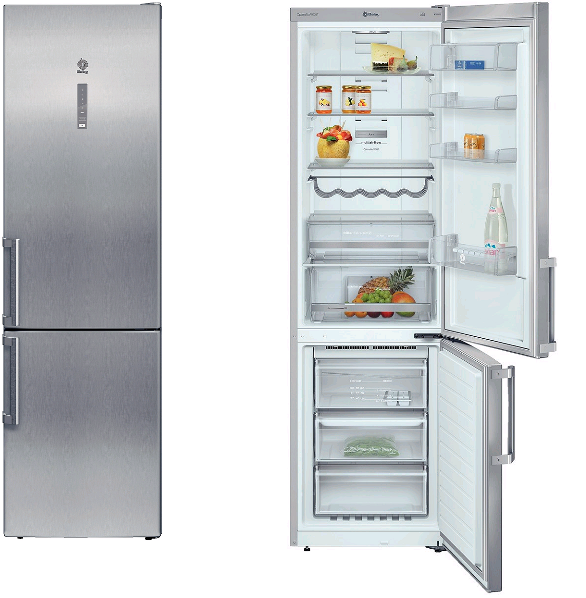 BALAY FRIGO 3KF6664X 185X60 INOX NF A++ COMBI