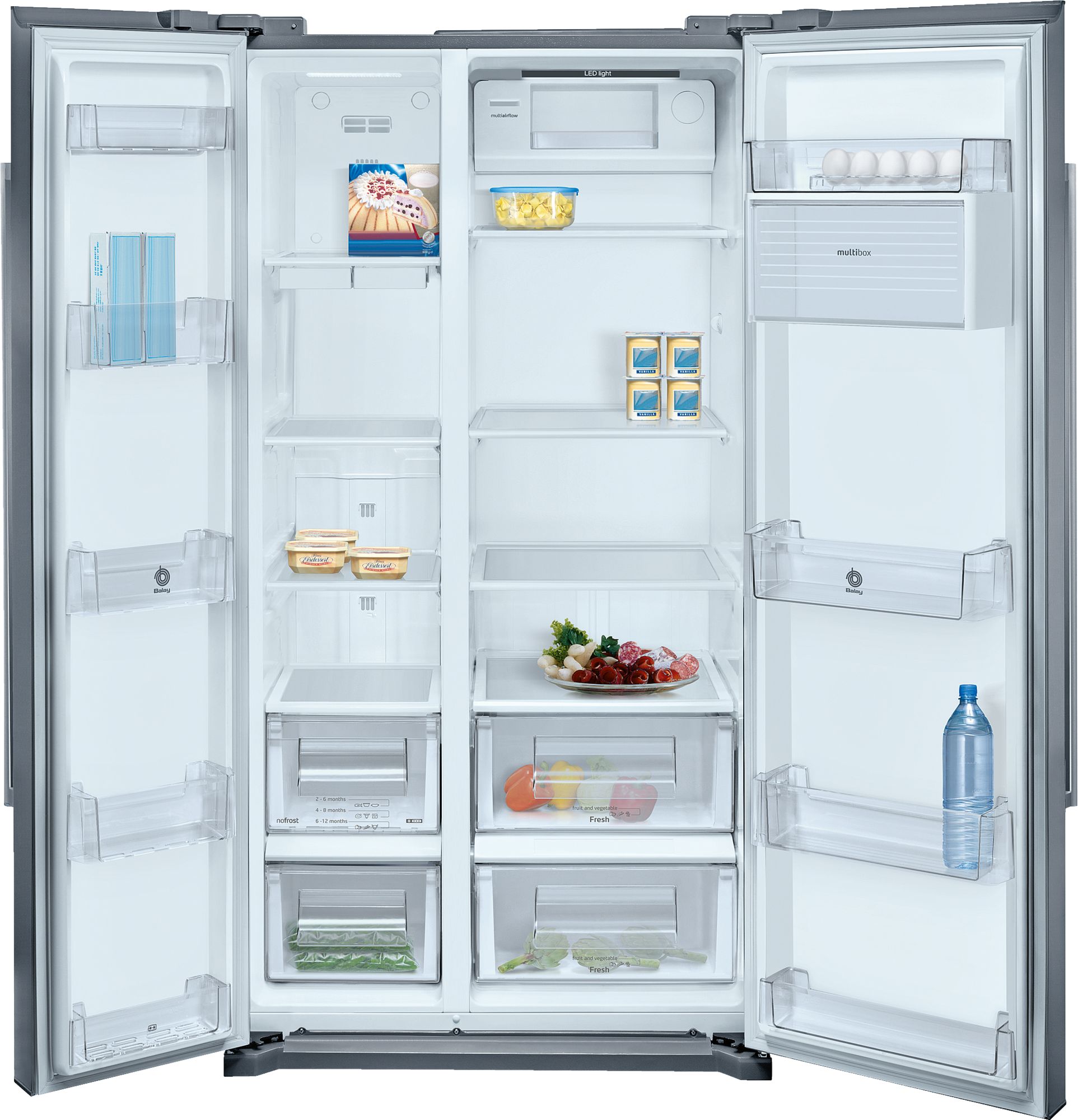 BALAY FRIGO 3FA4660X 177X91 N/F INOX A+AMERICANO