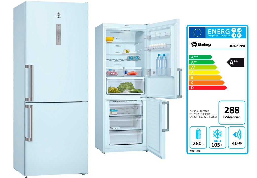 BALAY FRIGO 3KF6702WE BLANCO N/F 186X70 A++