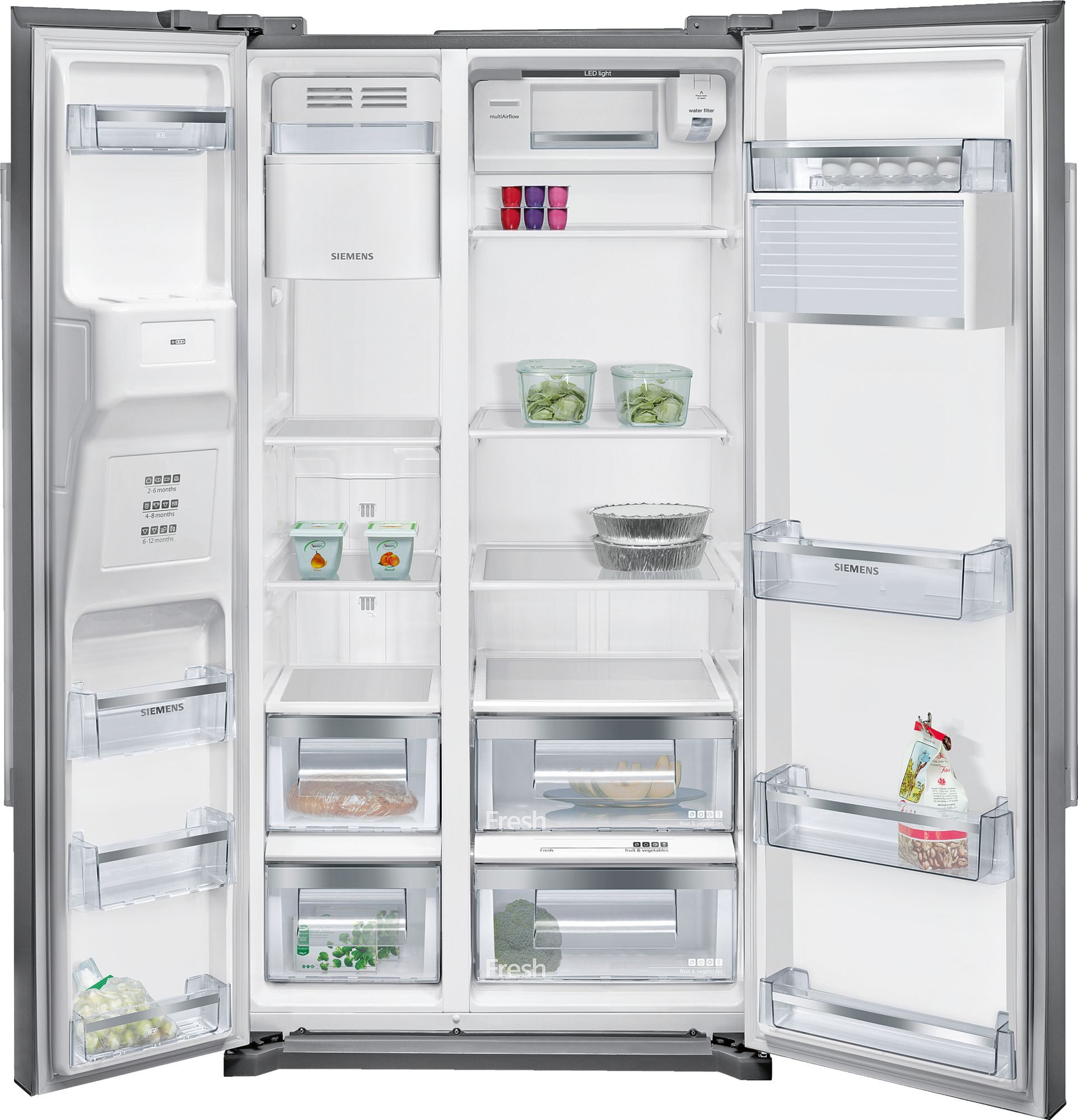 SIEMENS FRIGO KA90DVI30 INOX N/F C/DISP A++ 177X91