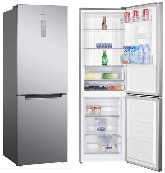DAEWOO FRIGO RN-BH465NPTA 185X60 A++INOX DISPLAY