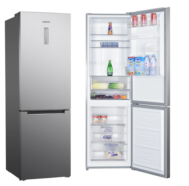 DAEWOO FRIGO RN-BH2545NPT 195X60 A++INOX DISPLAY