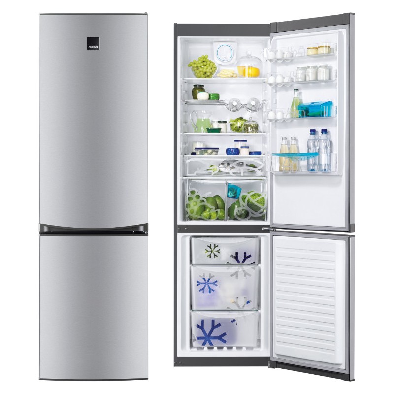 ZANUSSI FRIGO ZRB38315XA COMBI N/F 200x60 INO A++