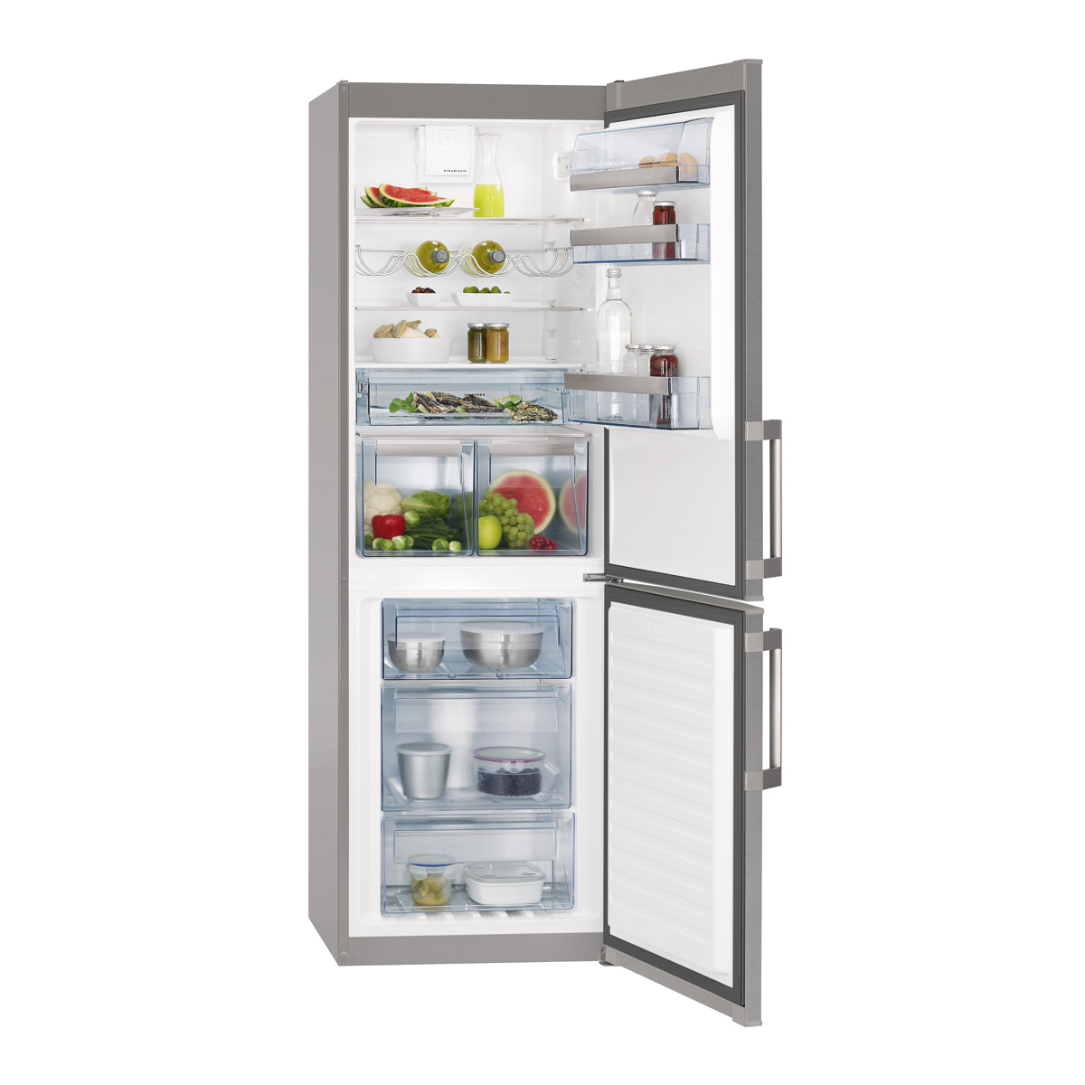 AEG FRIGO S63420CTX2 COMBI N/F 184X60 INOX A++