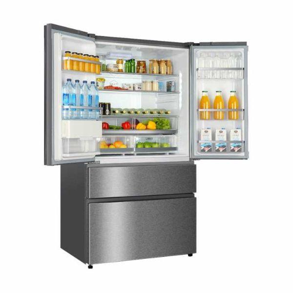 HAIER FRIGO HB25FSSAAA 190X100 2PTAS+2CAJ INOX A++