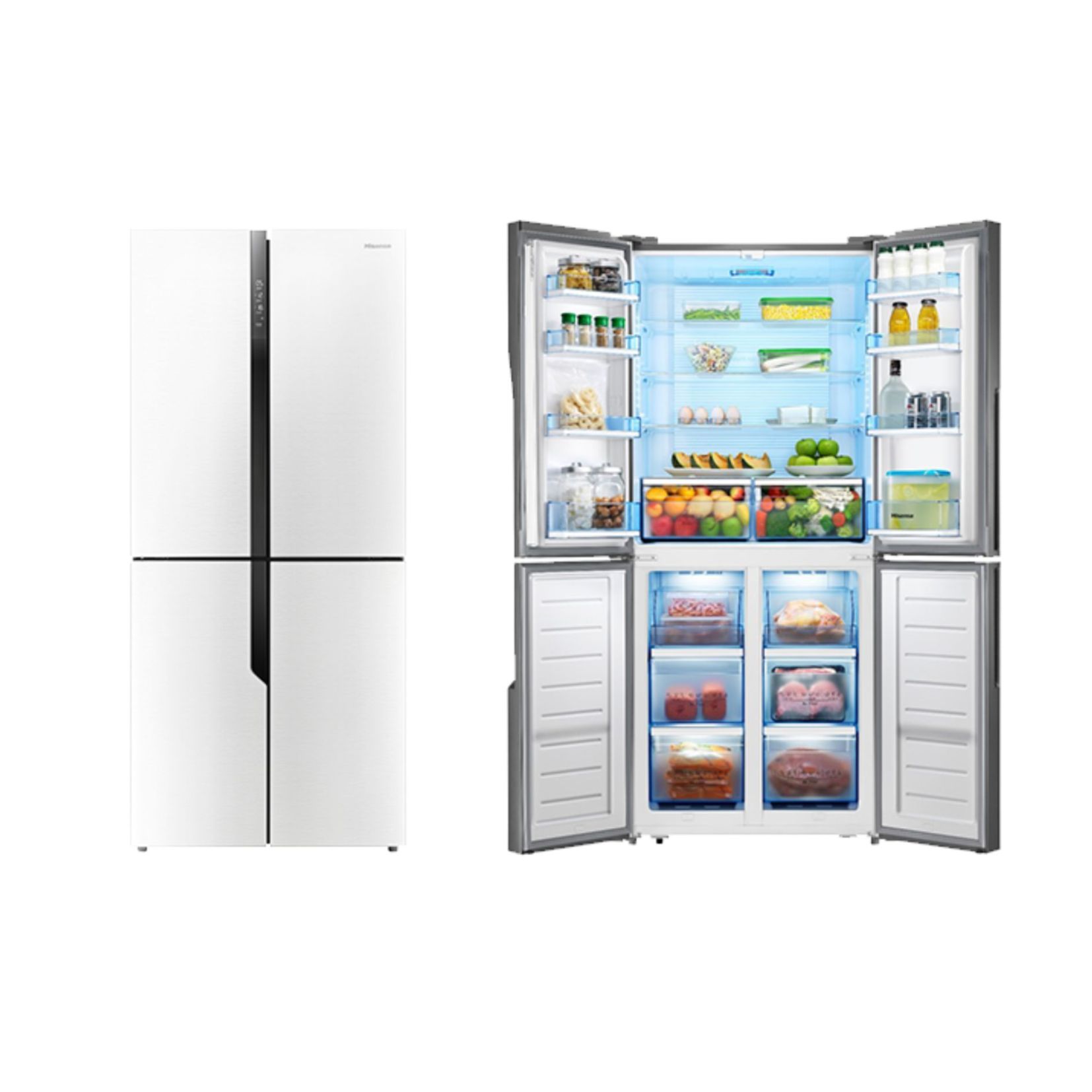 HISENSE FRIGO RQ562N4GW1 4Ptas NoFro 181x80 Bco A+