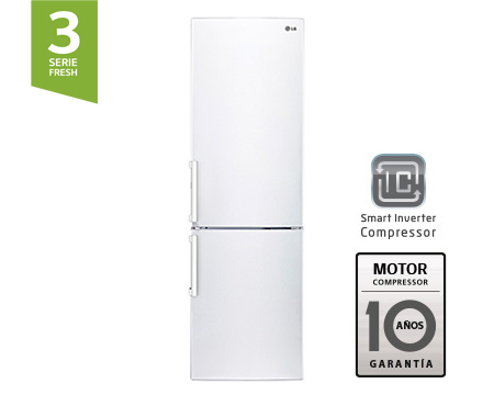 LG. FRIGO COMBI GBB539SWHWB 190cm NoFrost Bco A+