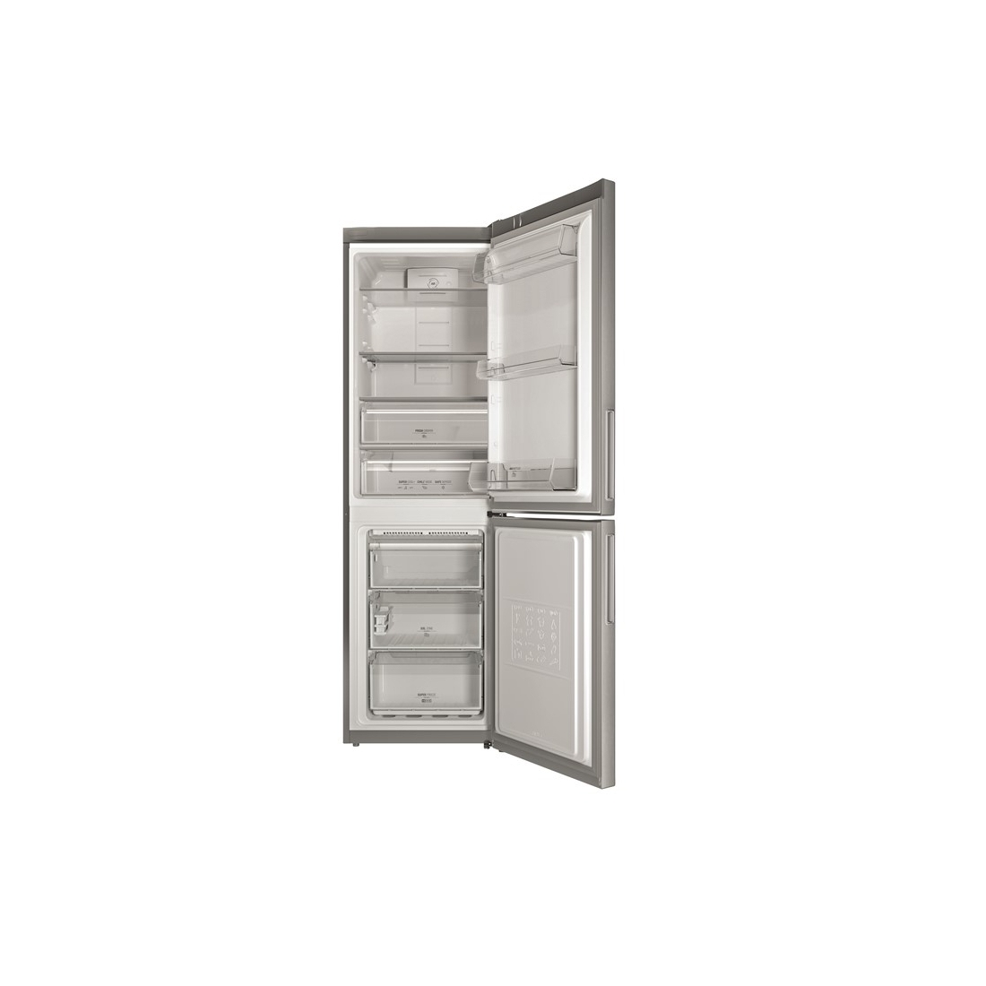 WHIRLPOOL FRIGO WNF8T20X INOX N/F 189X60 A++