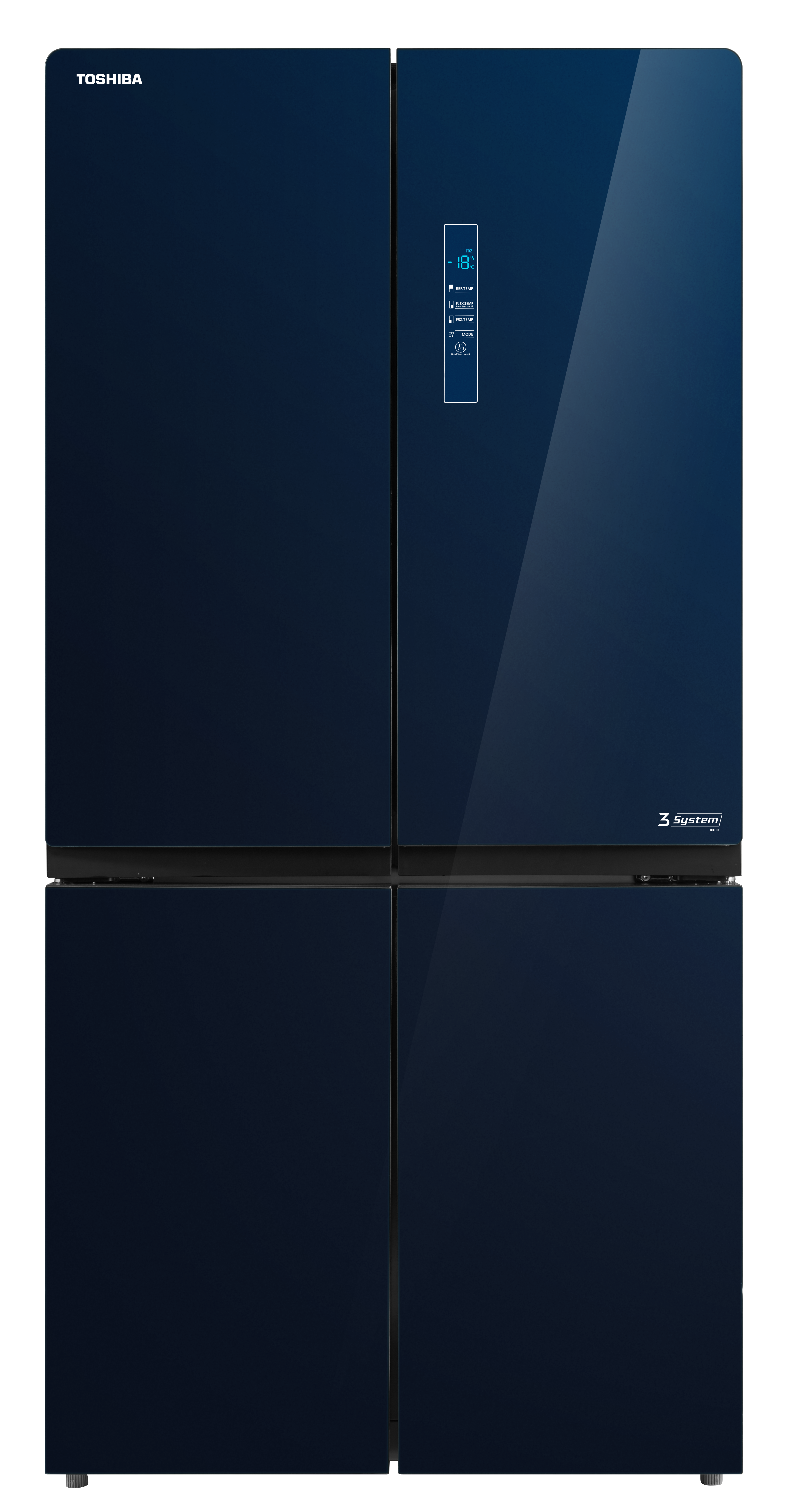 TOSHIBA FRIGO GRRF646WEPGS24 4PTAS AZUL 935*905*77