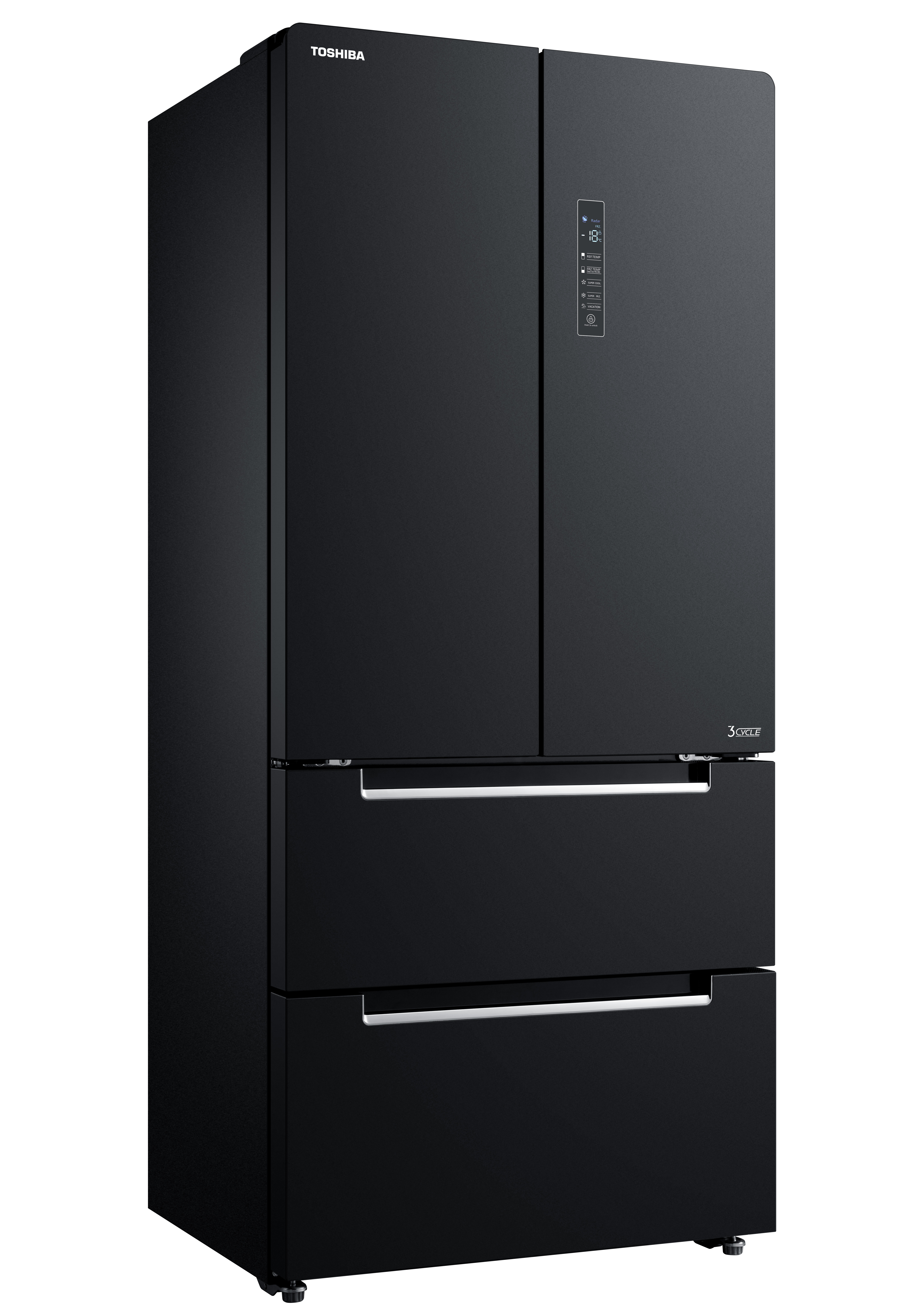 TOSHIBA FRIGO GRRF532WEPGJ22 2P+2C CRISTAL NEGRO