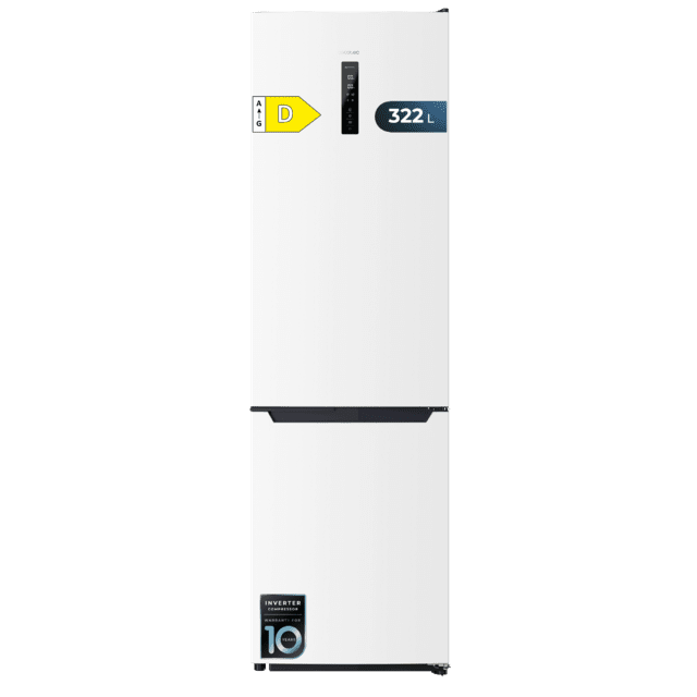 CECOTEC FRIGO 322T 185x60 BLANCO C/DIS INV D 02132