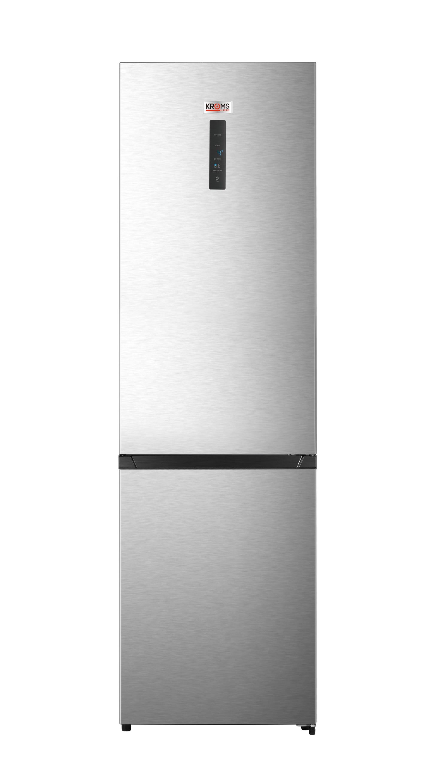 KROMS FRIGO COMBI KC-300.DIX INOX 200X60 D (A+++)