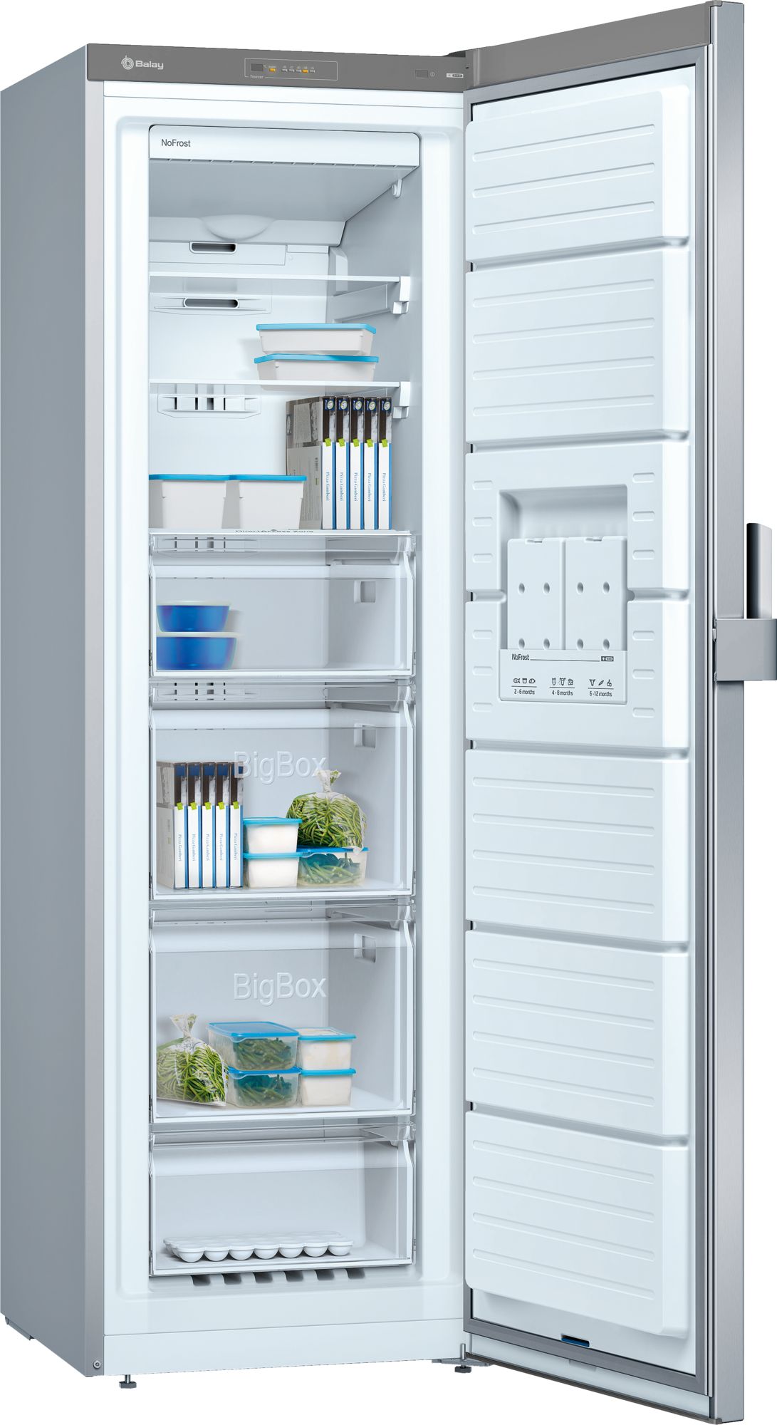 BALAY CONGELADOR 3GFB642XE 186X60 A++ INOX VERTICA
