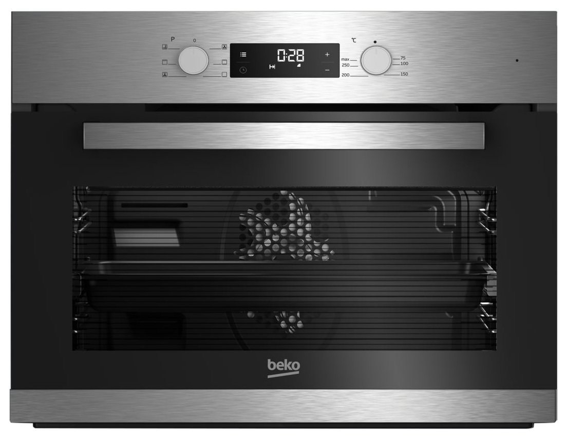 BEKO HORNO BCE12300X 45CMS.COMPACTO INOX MULTIF	 	