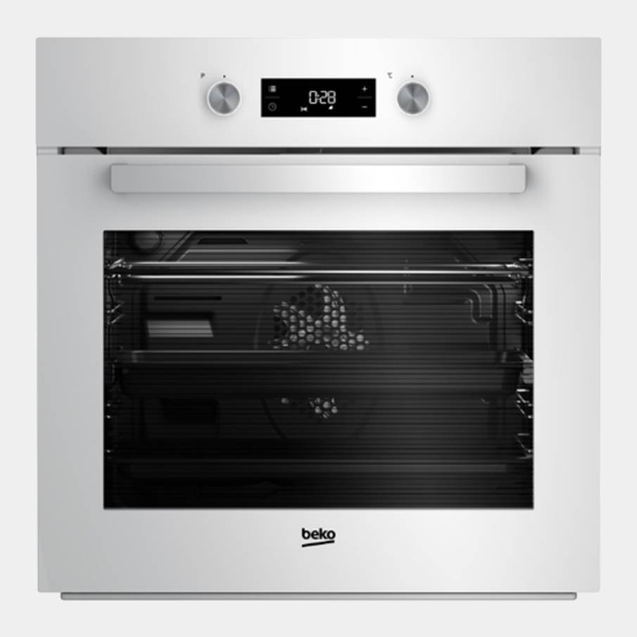 BEKO HORNO BIE24300W CRISTAL BLANCO MULTIF 6FUNC A