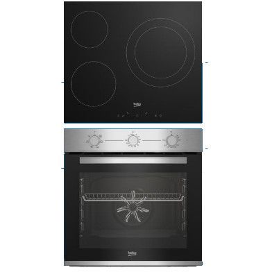 BEKO HORNO+ENCIMERA BBSE12120X/BBSE12120XD INOX